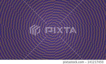 Spiral pattern in blue and yellow shades 141217450