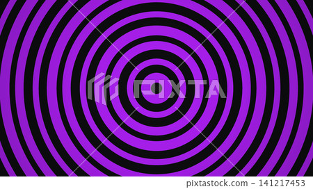 Purple and black concentric circles design Purple and black concentric circles design 141217453