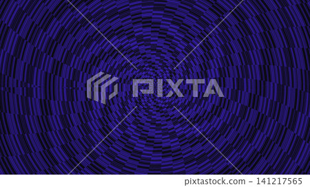 Blue spiral pattern with geometric shapes Blue spiral pattern with geometric shapes 141217565