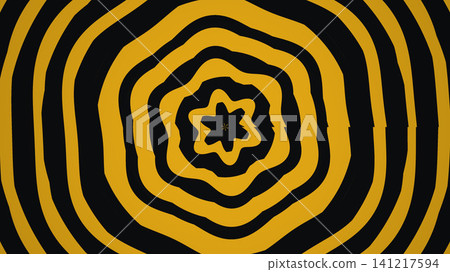 Black and yellow spiral pattern design Black and yellow spiral pattern design 141217594