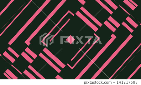 Pink geometric pattern on black background Pink geometric pattern on black background 141217595