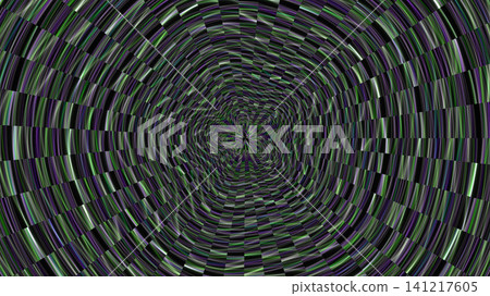 Spiral pattern with dark green and purple tones Spiral pattern with dark green and purple tones 141217605
