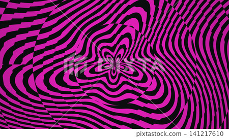Pink swirling pattern with lines and shapes Pink swirling pattern with lines and shapes 141217610