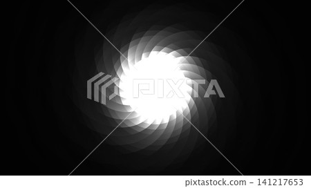 Bright circular pattern on dark background Bright circular pattern on dark background 141217653