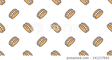 Cream horn seamless pattern bakery bake bun cartoon doodle bread food kitchen vector tablecloth tile background gift wrapping paper repeat wallpaper scarf isolated illustration design Cream horn seamless pattern bakery bake bun cartoon doodle bread food kitchen vector tablecloth tile background gift wrapping paper repeat wallpaper scarf isolated illustration design 141217693