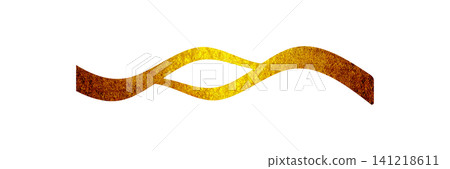 A PNG image of a golden curved symbol. A PNG image of a golden curved symbol. 141218611