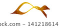 A PNG image of a golden curved symbol. 141218614