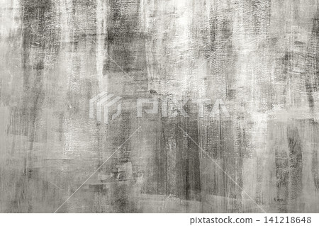 Neutral gray concrete texture background with distressed plaster and subtle brushstroke pattern Neutral gray concrete texture background with distressed plaster and subtle brushstroke pattern 141218648