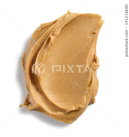 peanut butter on white background peanut butter on white background 141218680
