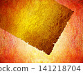 Gold leaf recycled paper background material 141218704