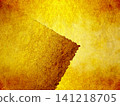 Gold leaf recycled paper background material 141218705