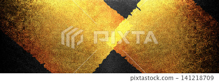 Gold leaf recycled paper background material Gold leaf recycled paper background material 141218709