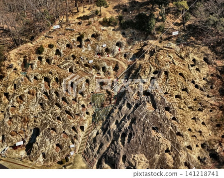 Aerial photograph overlooking Yoshimi Hyakketsu in Saitama Prefecture. Aerial photograph overlooking Yoshimi Hyakketsu in Saitama Prefecture. 141218741