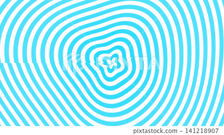 Black and blue curved lines forming a pattern Black and blue curved lines forming a pattern 141218907