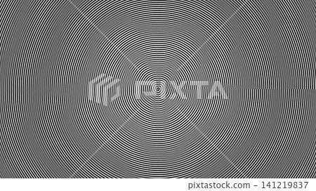 Black and white circular pattern design with lines Black and white circular pattern design with lines 141219837