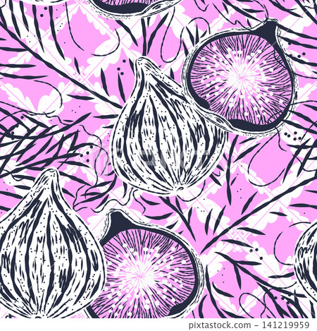 seamless pattern with garlic seamless pattern with garlic 141219959