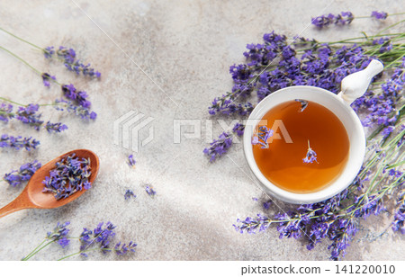 Soothing lavender tea infusion for relaxation and wellness Soothing lavender tea infusion for relaxation and wellness 141220010