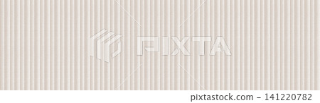 Vertical fluted marble panel texture with cream ribbed grooved pattern 141220782