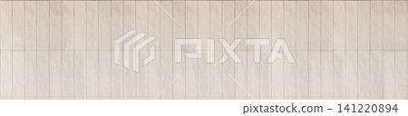 Taupe ceramic finger tiles in a seamless vertical linear stack layout Taupe ceramic finger tiles in a seamless vertical linear stack layout 141220894