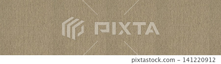 Detailed macro shot of camel linen fabric with coarse woven texture Detailed macro shot of camel linen fabric with coarse woven texture 141220912