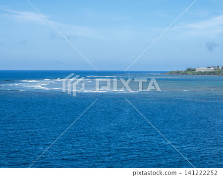 Tokunoshima Island as seen from the sea Tokunoshima Island as seen from the sea 141222252