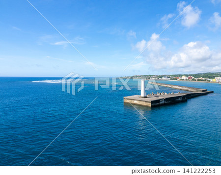 Tokunoshima Port as seen from the sea Tokunoshima Port as seen from the sea 141222253