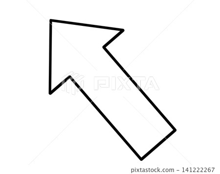 White arrow pointing to the upper left 141222267