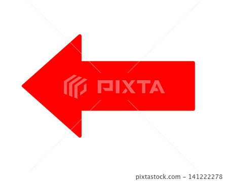 Red arrow pointing to the left 141222278