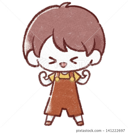 A boy who plays guts pose A boy who plays guts pose 141222697