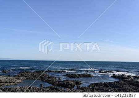 Mount Hakusan across the sea Mount Hakusan across the sea 141222887