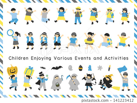 Children's illustration set Children's illustration set 141223412
