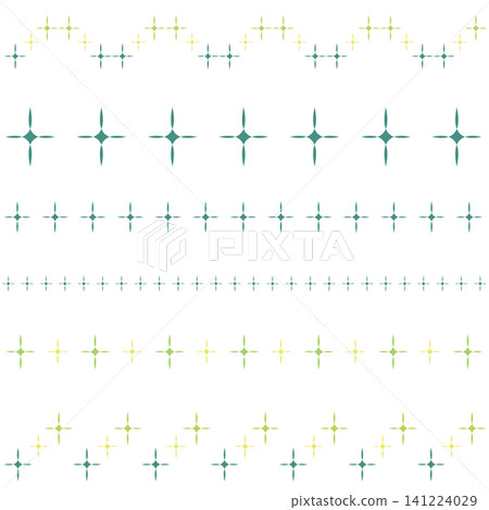 Simple glitter line set - green Simple glitter line set - green 141224029