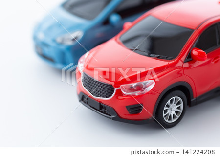 Red and blue car Red and blue car 141224208