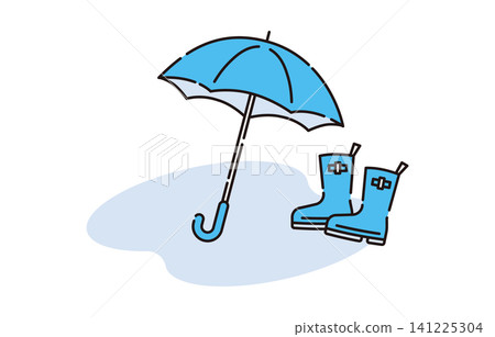 Umbrella and boots Umbrella and boots 141225304