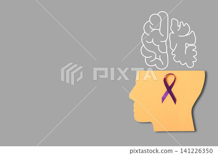 A visual representation focusing on brain health and awareness A visual representation focusing on brain health and awareness 141226350