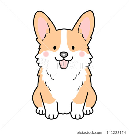 Vector illustration of a Corgi (Pembroke) (full body) Vector illustration of a Corgi (Pembroke) (full body) 141228154