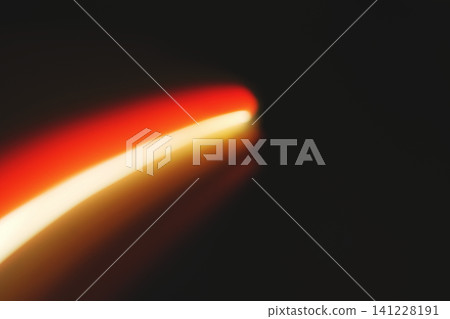 Sleek minimalist red and orange light streak over dark background with smooth gradient glow 141228191