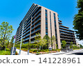 Exterior view of City Terrace Tamagawa under a spring blue sky, Somechi, Chofu City, Tokyo 141228961