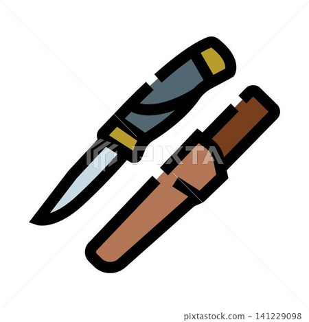 Camping outdoor survival hunting knife and sheath Camping outdoor survival hunting knife and sheath 141229098
