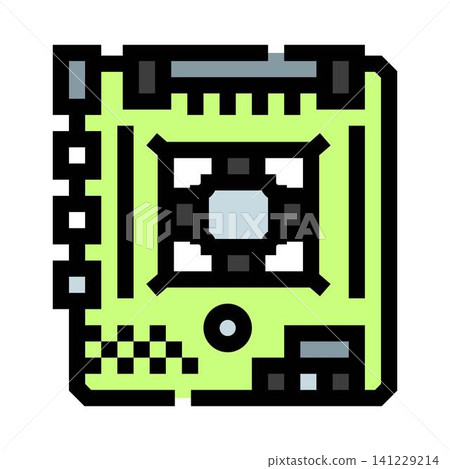 Computer circuit board electronic hardware processing technology icon Computer circuit board electronic hardware processing technology icon 141229214