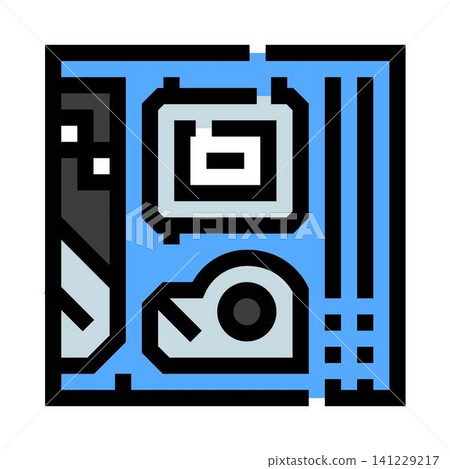 Motherboard hardware circuit digital component technology concept Motherboard hardware circuit digital component technology concept 141229217