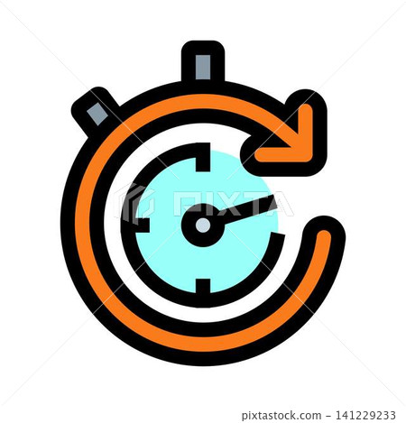 Stopwatch refresh icon symbolizing time management and update Stopwatch refresh icon symbolizing time management and update 141229233