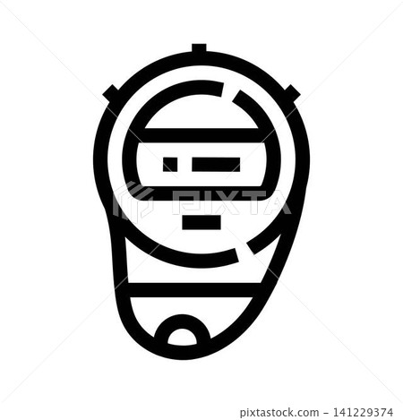 Digital stopwatch chronometer measuring time and competition Digital stopwatch chronometer measuring time and competition 141229374
