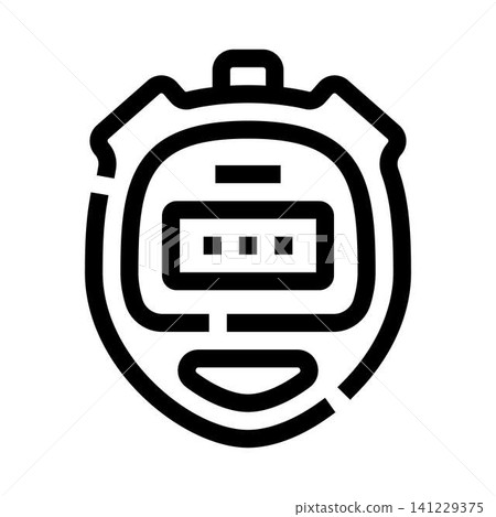 Stopwatch icon measuring time for activity and sport Stopwatch icon measuring time for activity and sport 141229375
