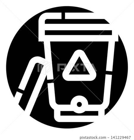 Takeaway coffee cup beverage icon graphic design Takeaway coffee cup beverage icon graphic design 141229467