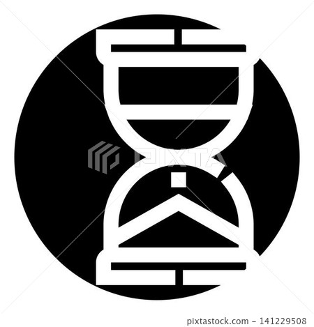 Hourglass icon showing time running out deadline Hourglass icon showing time running out deadline 141229508