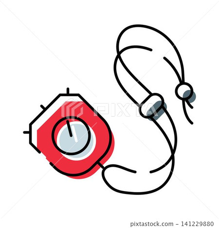 Stopwatch icon measuring time for competition deadline Stopwatch icon measuring time for competition deadline 141229880