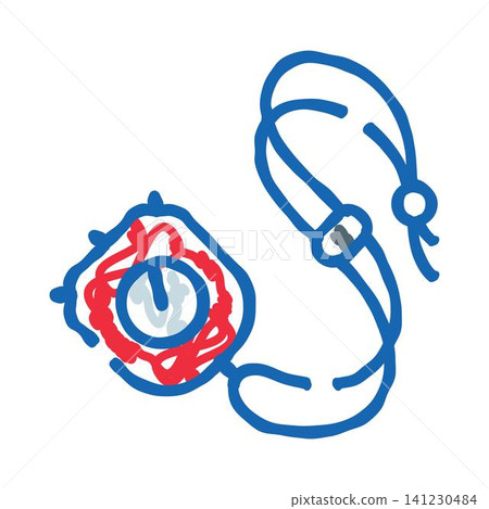 Stopwatch drawing for time measurement and education Stopwatch drawing for time measurement and education 141230484