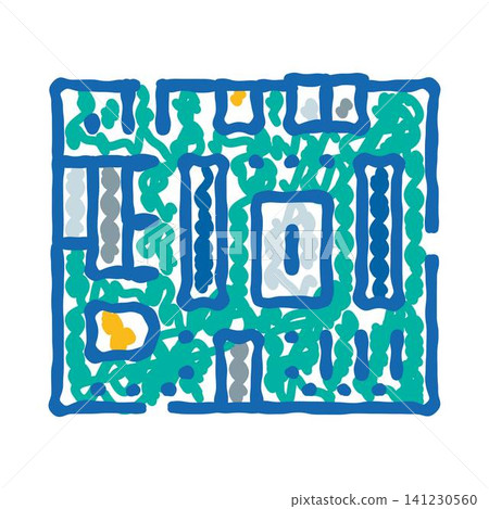 Motherboard circuit board drawing depicting computer technology engineering Motherboard circuit board drawing depicting computer technology engineering 141230560