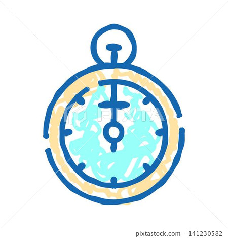 Stopwatch icon measuring time and speed concept Stopwatch icon measuring time and speed concept 141230582